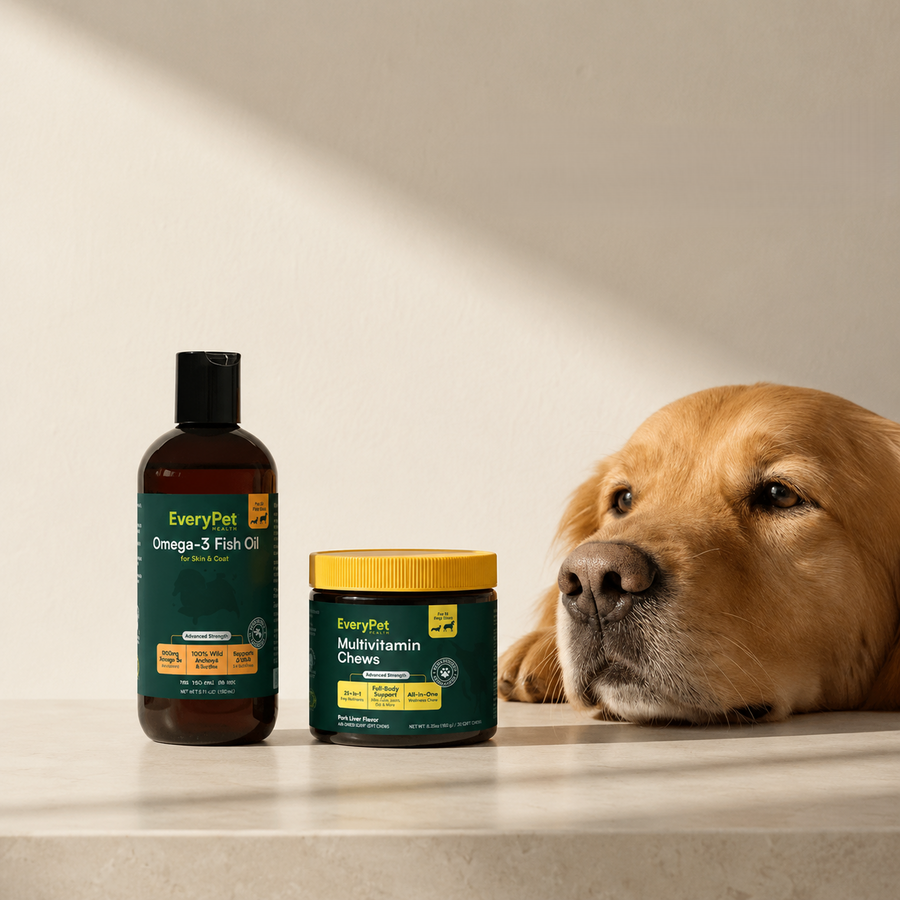 Multivitamin Chews + Omega 3 Fish Oil 16oz
