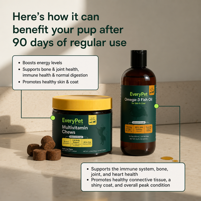 Multivitamin Chews + Omega 3 Fish Oil 16oz